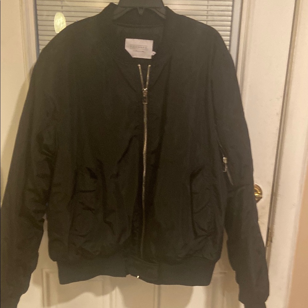 Men’s Black Bomber Jacket XXL